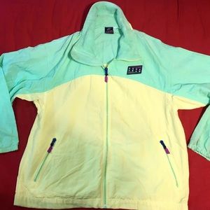 Nike Aqua Gear ACG lime ylw pink jacket vintage 90